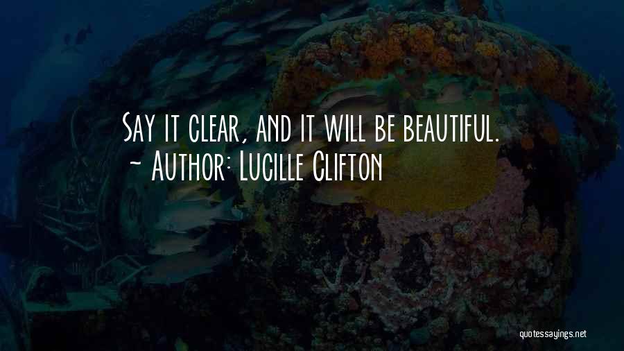 Lucille Clifton Quotes 531759