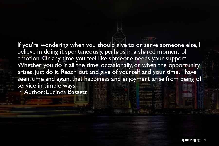 Lucinda Bassett Quotes 1369916