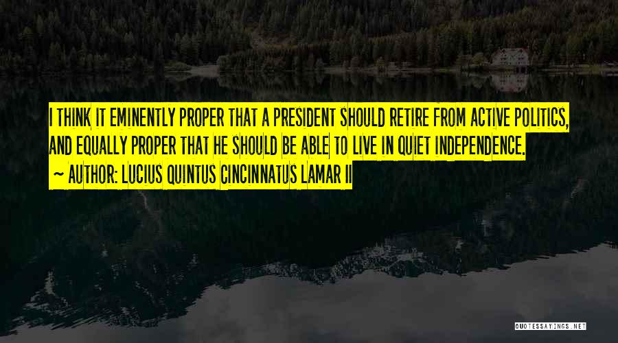 Lucius Quintus Cincinnatus Lamar II Quotes 161478