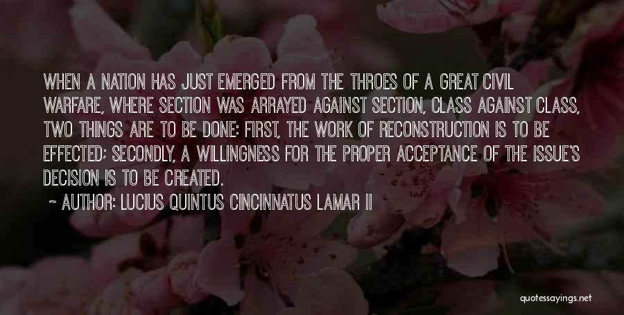 Lucius Quintus Cincinnatus Lamar II Quotes 600729