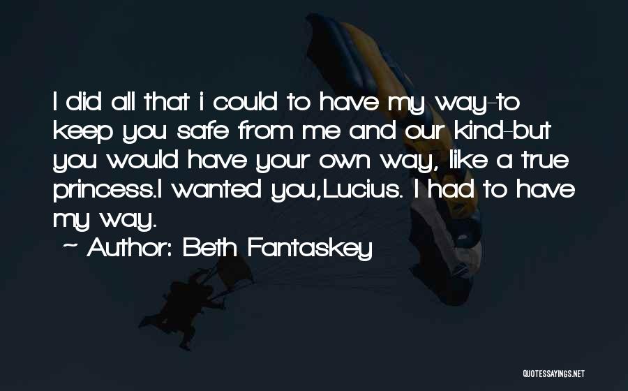 Lucius Quotes By Beth Fantaskey