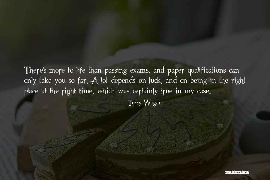 Luck And Life Quotes By Terry Wogan Luck And Life Quotes By Terry Wogan
