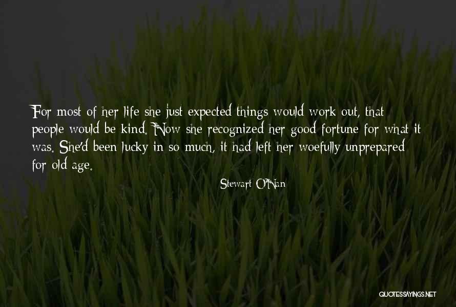 Luck And Preparation Quotes By Stewart O'Nan Luck And Preparation Quotes By Stewart O'Nan