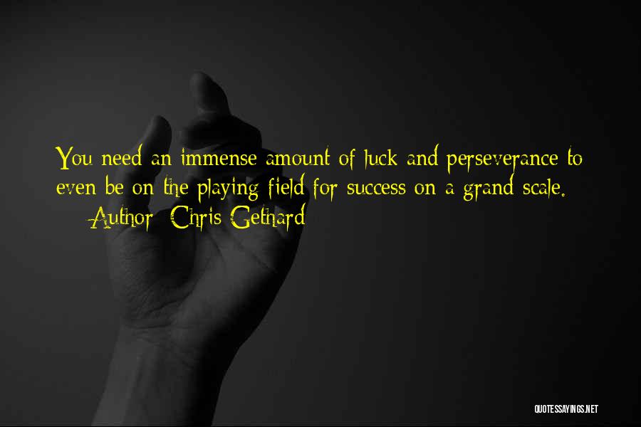 Luck And Success Quotes By Chris Gethard