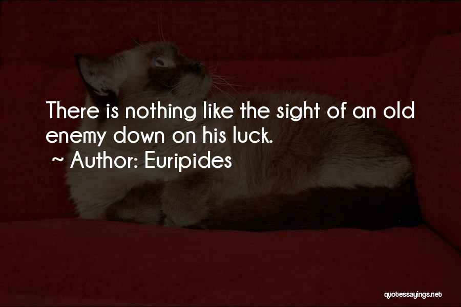 Luck Is Nothing Quotes By Euripides