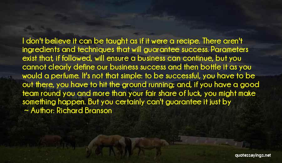 Luck Running Out Quotes By Richard Branson