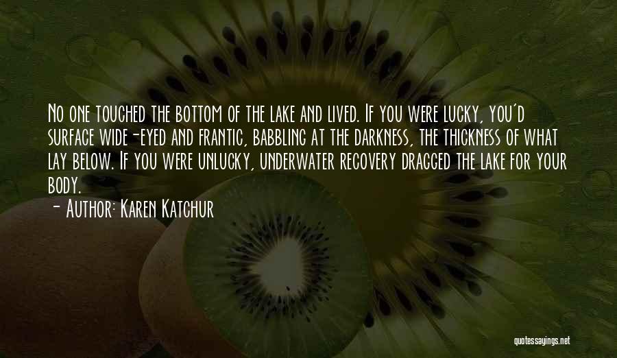 Lucky And Unlucky Quotes By Karen Katchur