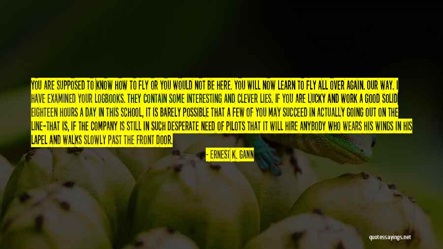 Lucky Day Quotes By Ernest K. Gann Lucky Day Quotes By Ernest K. Gann