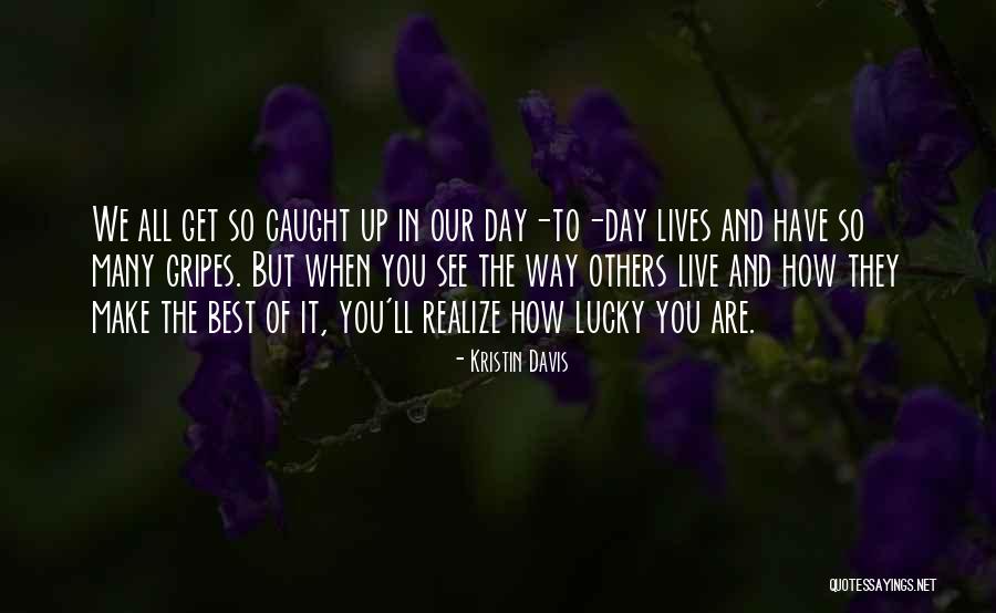 Lucky Day Quotes By Kristin Davis