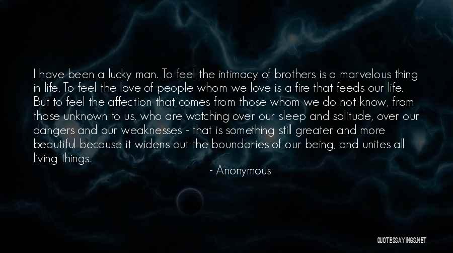 Lucky Man Love Quotes By Anonymous