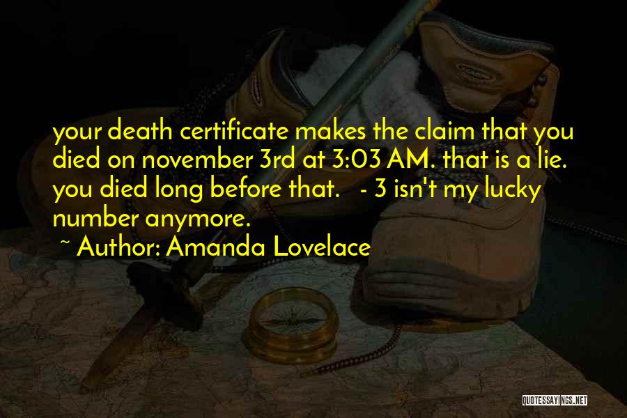 Lucky Number 3 Quotes By Amanda Lovelace