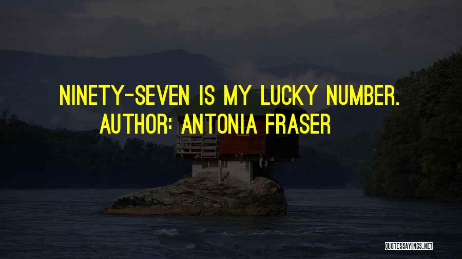 Lucky Number 3 Quotes By Antonia Fraser