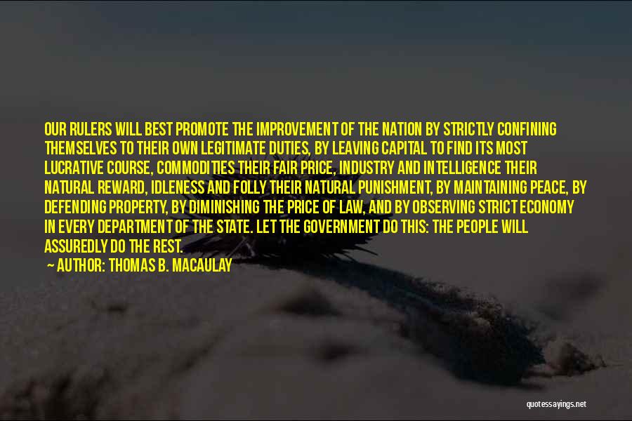 Lucrative Quotes By Thomas B. Macaulay