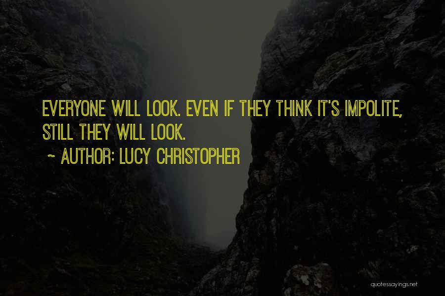 Lucy Christopher Quotes 789153