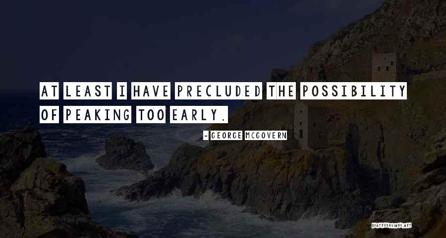 Lucy Mallory Quotes By George McGovern Lucy Mallory Quotes By George McGovern