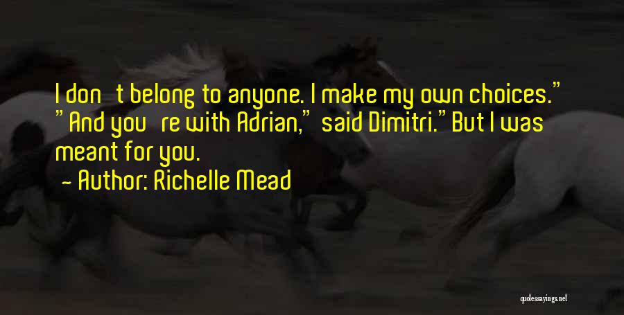 Luczak Weebly Quotes By Richelle Mead