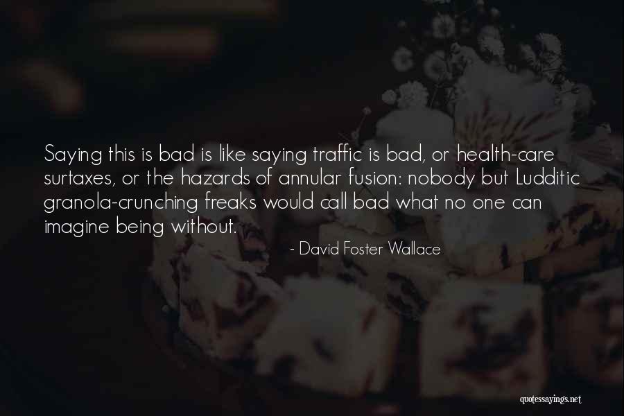 Ludditic Quotes By David Foster Wallace Ludditic Quotes By David Foster Wallace