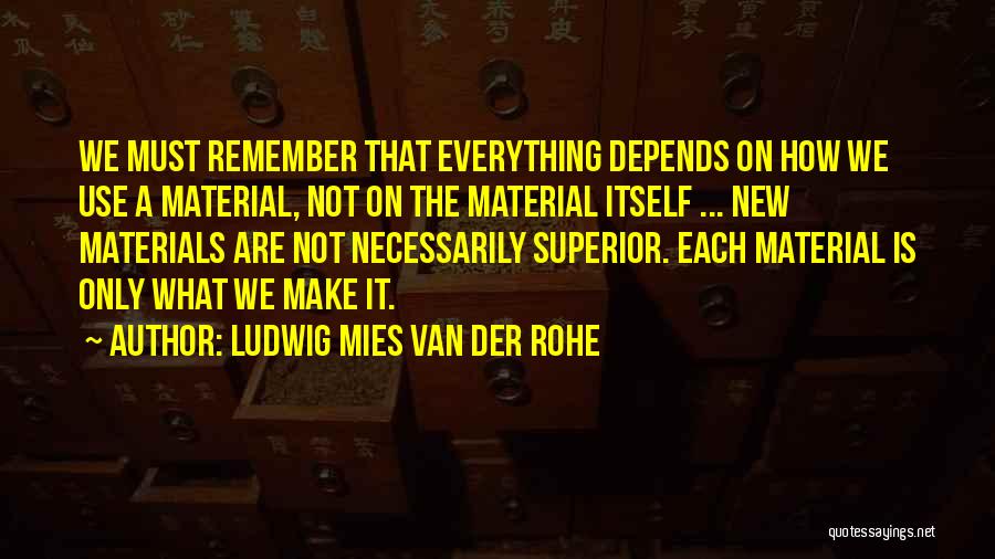 Ludwig Mies Van Der Rohe Quotes 976008