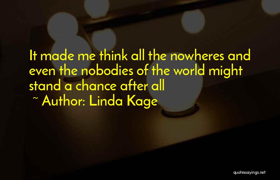 Lufer Corbasi Quotes By Linda Kage