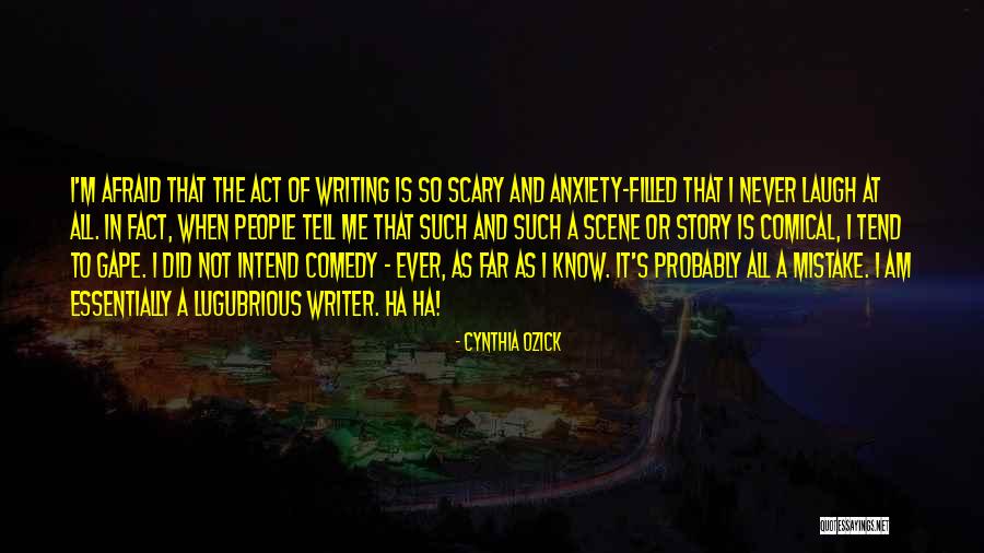 Lugubrious Quotes By Cynthia Ozick Lugubrious Quotes By Cynthia Ozick