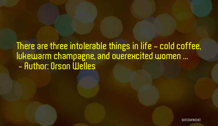 Lukewarm Quotes By Orson Welles