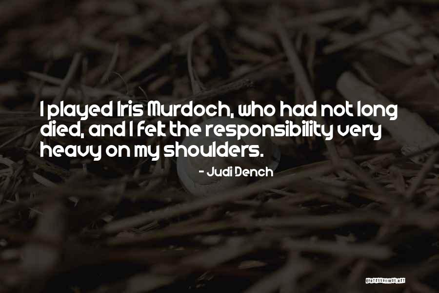 Lumacon Quotes By Judi Dench Lumacon Quotes By Judi Dench