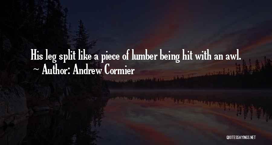 Lumber Quotes By Andrew Cormier