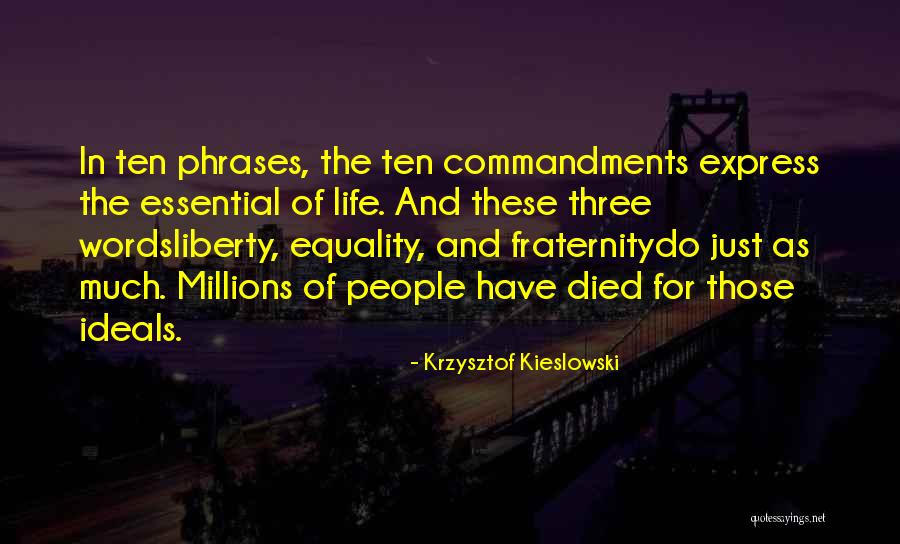 Lumieres Quotes By Krzysztof Kieslowski