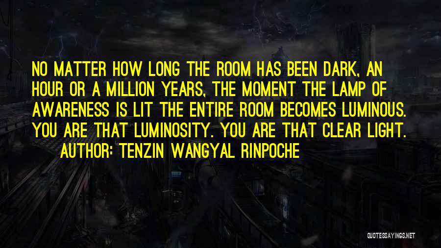 Luminosity Quotes By Tenzin Wangyal Rinpoche