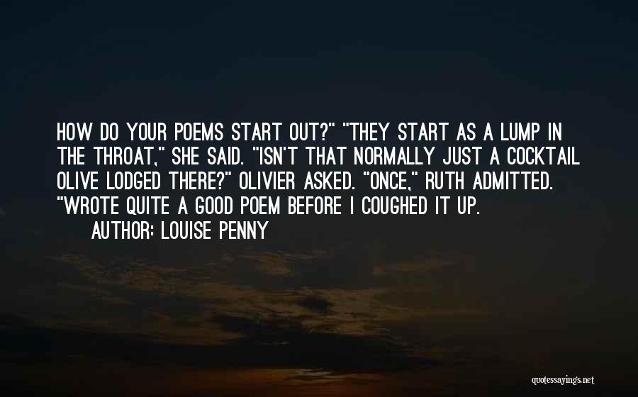 Lump In Throat Quotes By Louise Penny