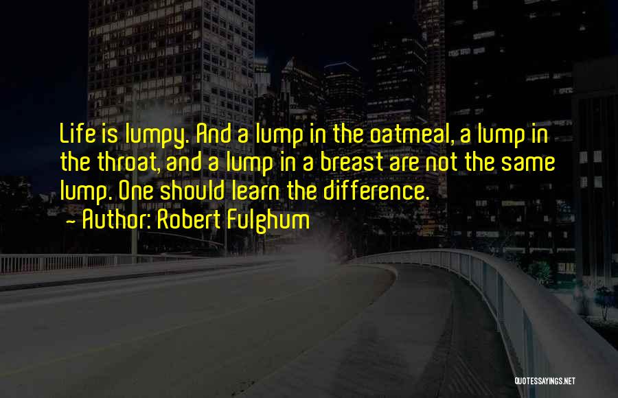 Lump In Throat Quotes By Robert Fulghum