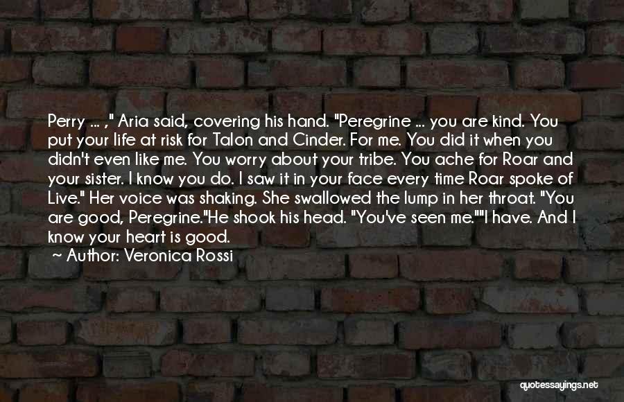 Lump In Throat Quotes By Veronica Rossi