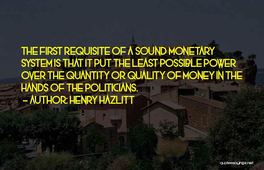 Lunaio Quotes By Henry Hazlitt