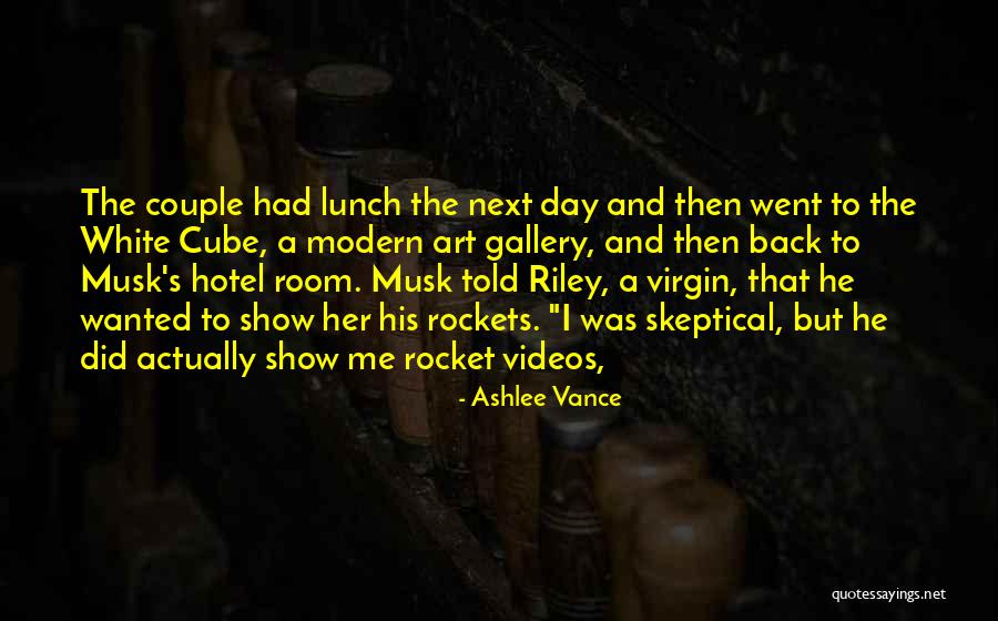 Lunch Room Quotes By Ashlee Vance Lunch Room Quotes By Ashlee Vance