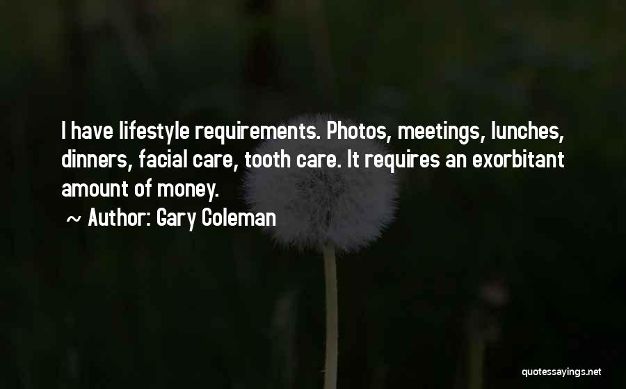 Lunches Quotes By Gary Coleman Lunches Quotes By Gary Coleman