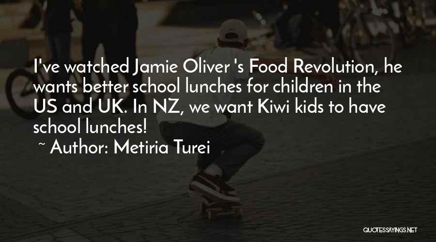 Lunches Quotes By Metiria Turei