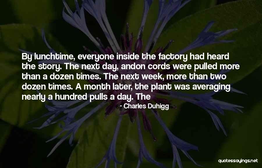 Lunchtime Quotes By Charles Duhigg