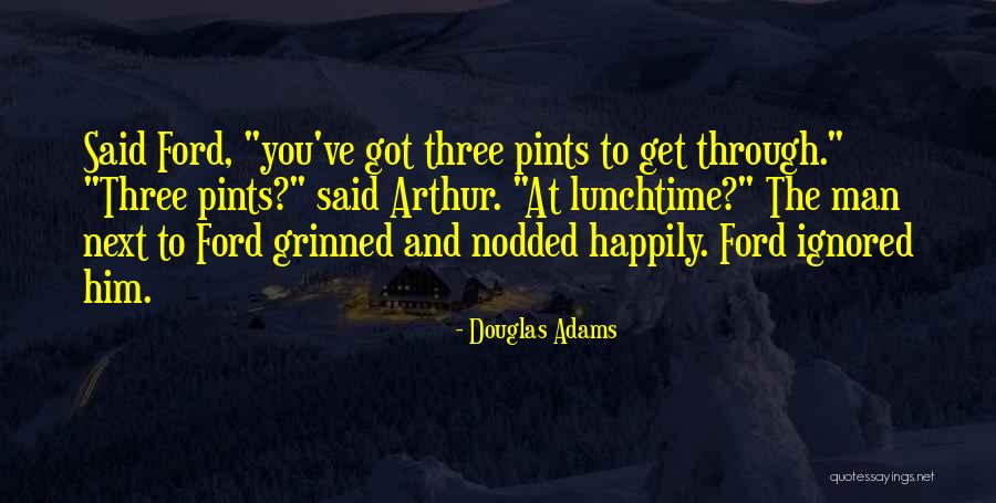 Lunchtime Quotes By Douglas Adams