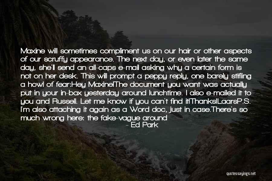 Lunchtime Quotes By Ed Park Lunchtime Quotes By Ed Park