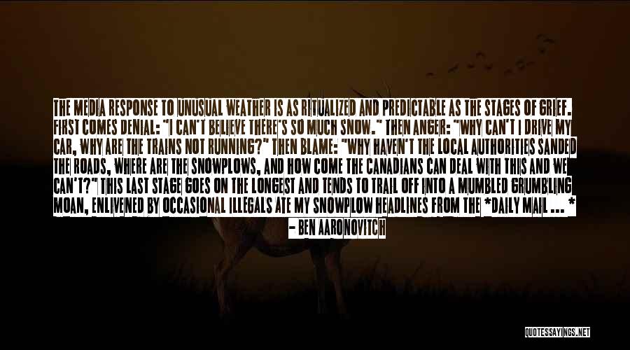 Lundblad Excavating Quotes By Ben Aaronovitch Lundblad Excavating Quotes By Ben Aaronovitch