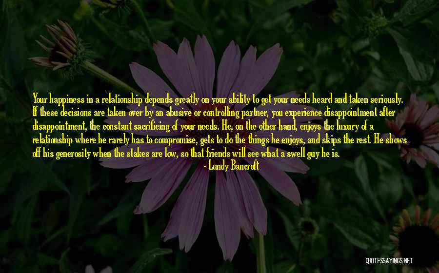 Lundy Bancroft Quotes 114513