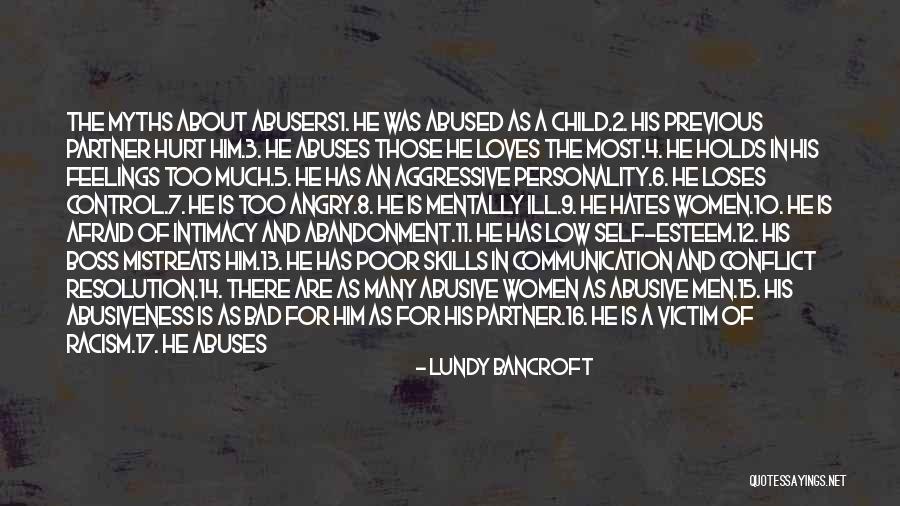 Lundy Bancroft Quotes 2220956