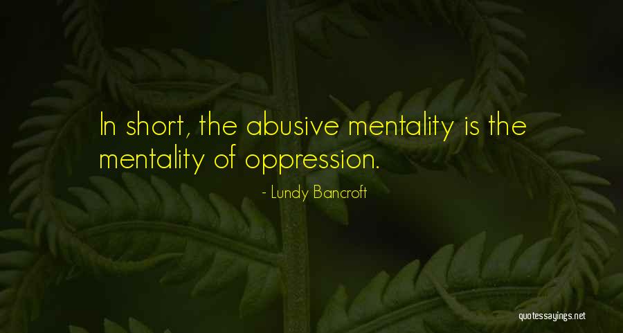 Lundy Quotes By Lundy Bancroft