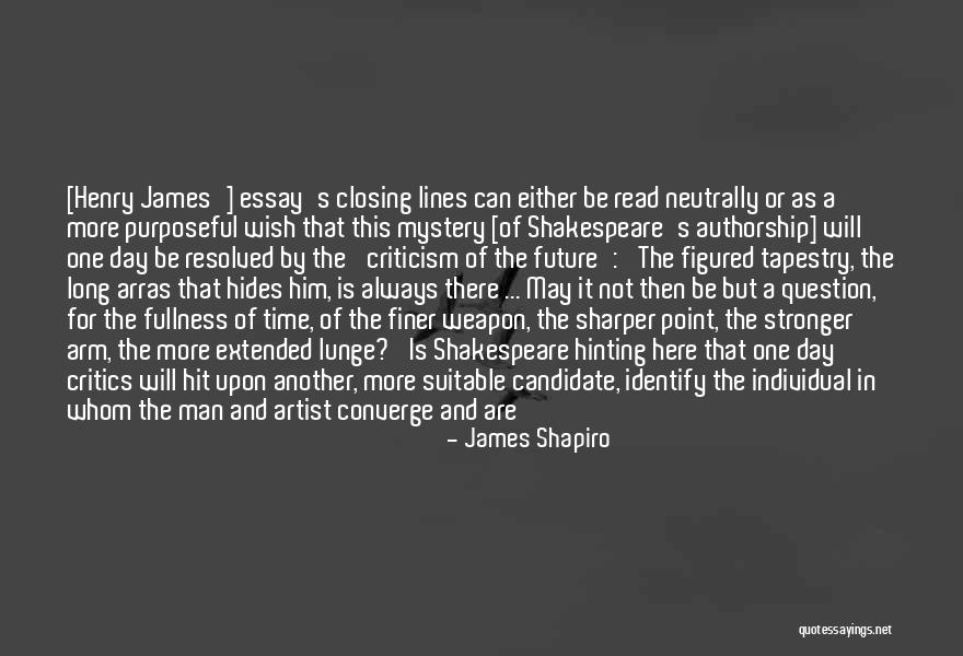 Lunge Quotes By James Shapiro Lunge Quotes By James Shapiro