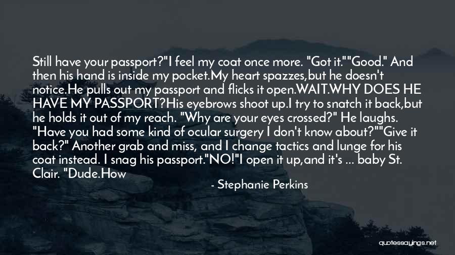 Lunge Quotes By Stephanie Perkins Lunge Quotes By Stephanie Perkins