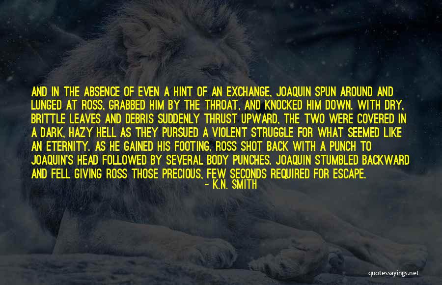 Lunged Quotes By K.N. Smith Lunged Quotes By K.N. Smith