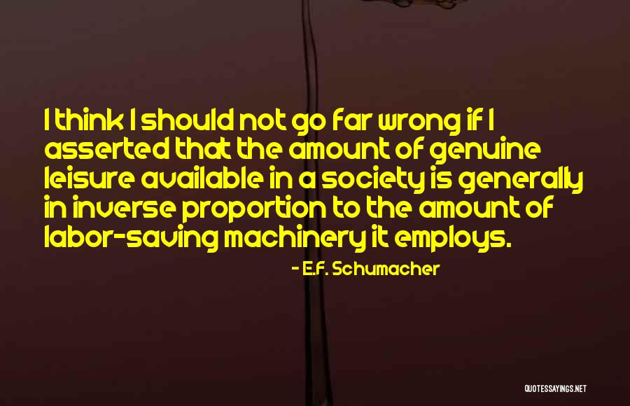Lusitanian Quotes By E.F. Schumacher Lusitanian Quotes By E.F. Schumacher