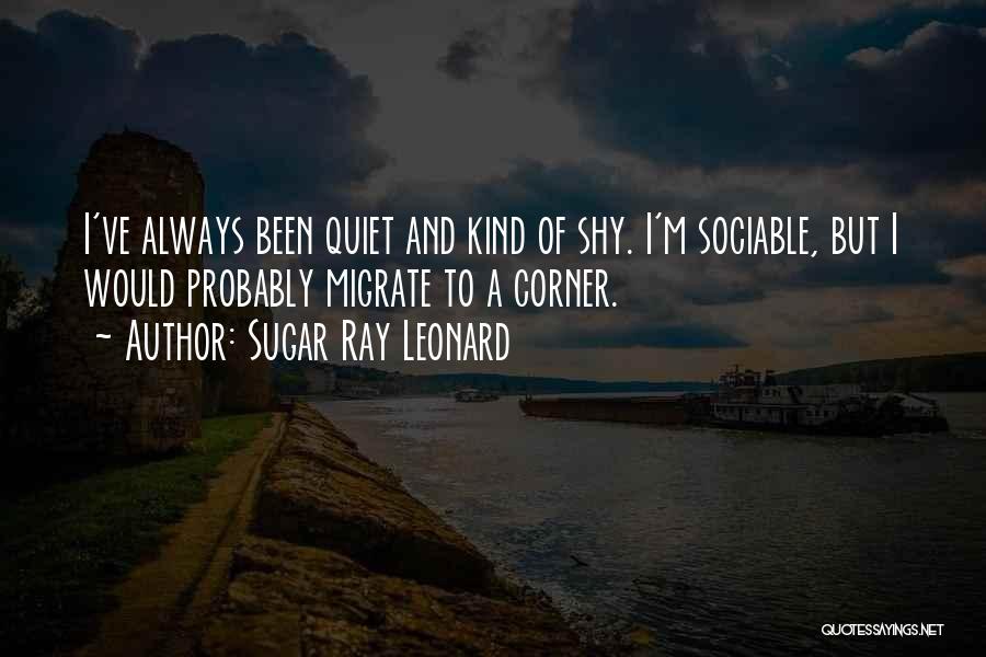 Lusson Docks Quotes By Sugar Ray Leonard