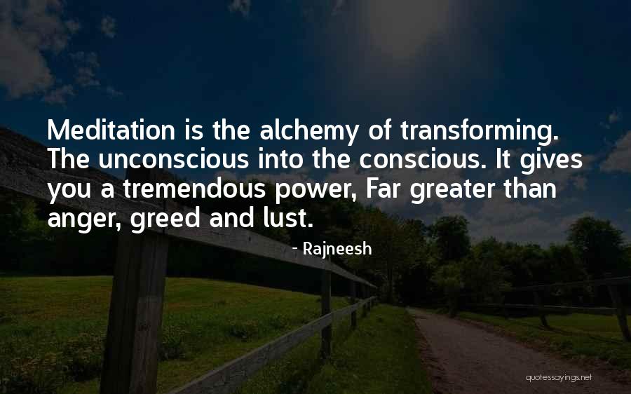 Lust And Greed Quotes By Rajneesh