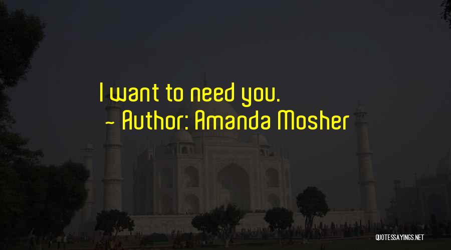 Lust And Love Quotes By Amanda Mosher